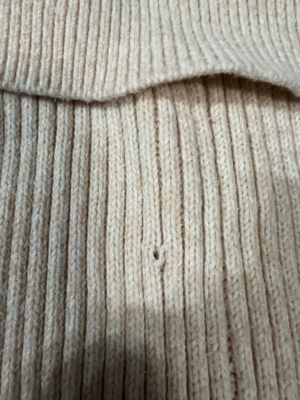 aerie Ribbed Wide-Leg Knit Pants in Light Beige - Picture 6 of 6